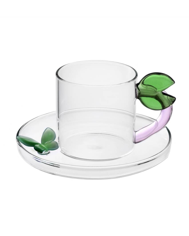 Coffee Cup W/Saucer Leaf - Ichendorf