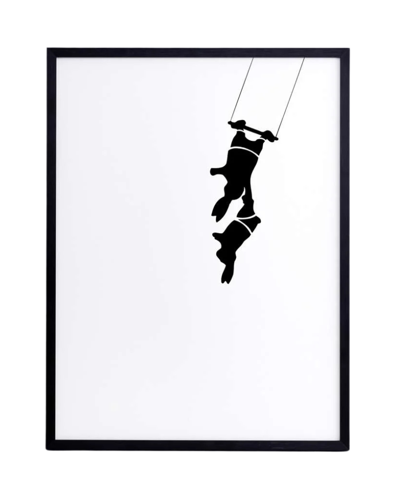 Print: Trapeze Rabbit