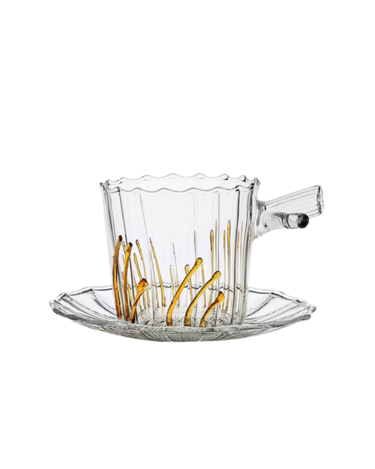 Coffee W/Saucer Amber Grass - Ichendorf