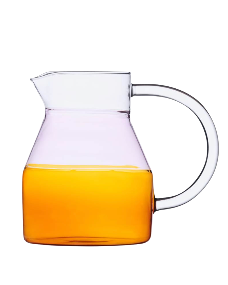 Short Jug - Amber / Pink
